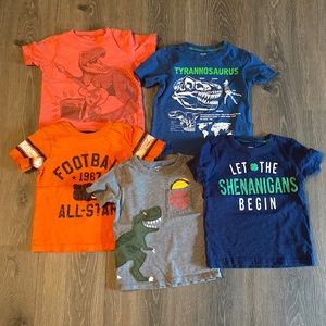 Bundle of 5 toddler Carter’s T-shirts